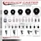Service Caster 5'' Phenolic Swivel 1-3/8'' Expanding Stem Caster Set Total Lock Brake, 4PK SCC-EXTTL20S615-PHR-138-4 - alternate 1